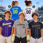 Personalized Custom Baseball Jersey, Proud Player & Team Spirit Gift