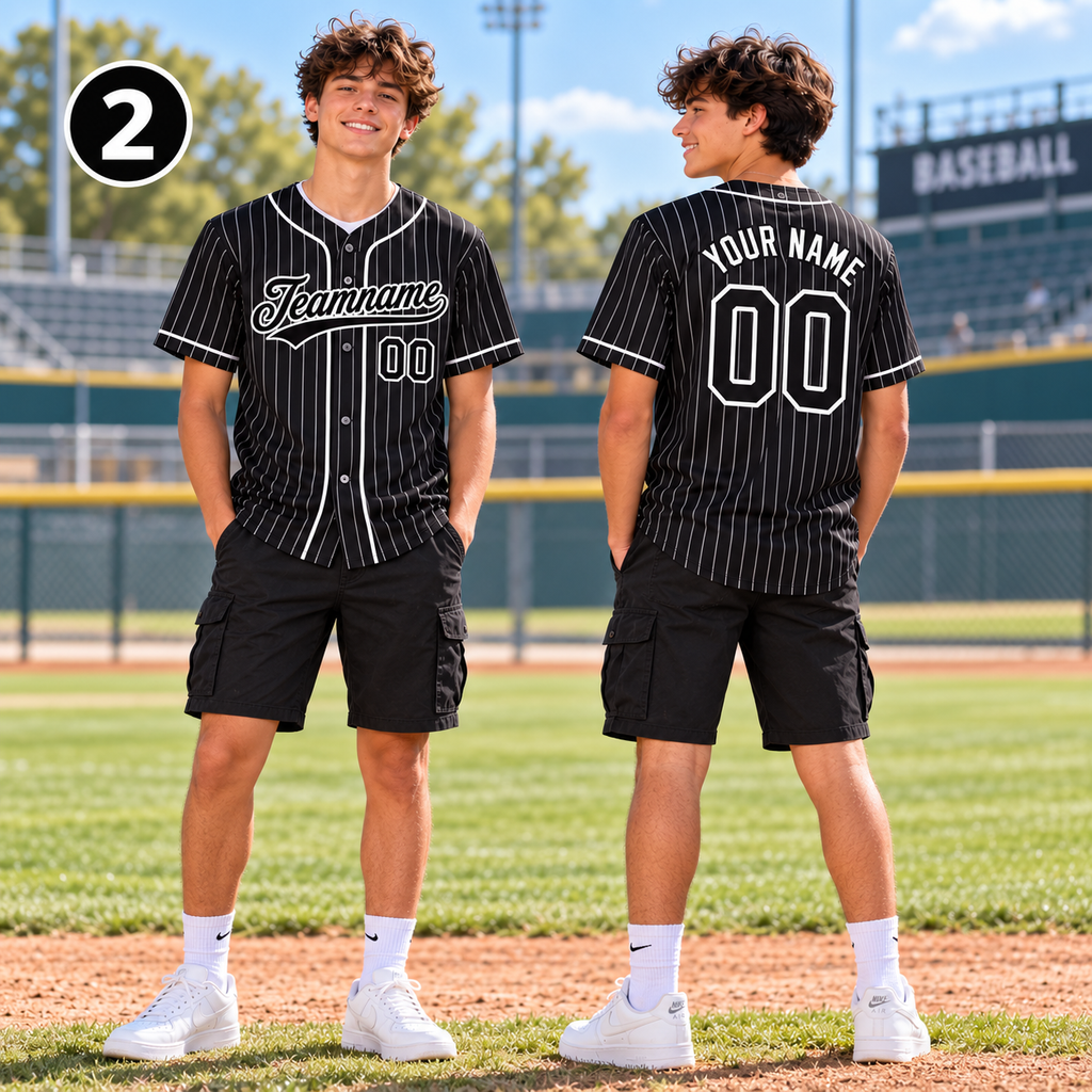 Personalized Game Day Baseball Jersey, Custom School Spirit Uniform