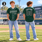 Personalized Game Day Baseball Jersey, Custom School Spirit Uniform
