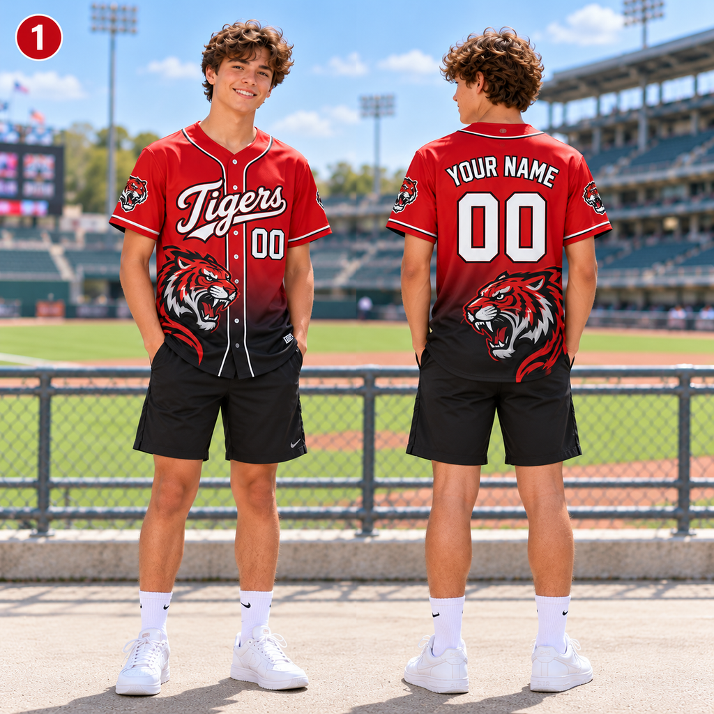 Personalized Mascot Baseball Jersey, Proud Player & Team Fan Gift