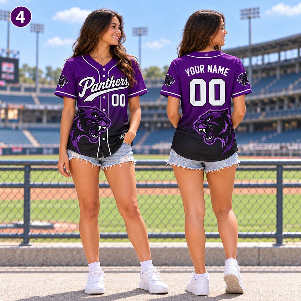 Personalized Mascot Baseball Jersey, Proud Player & Team Fan Gift