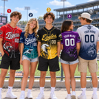 Personalized Mascot Baseball Jersey, Proud Player & Team Fan Gift