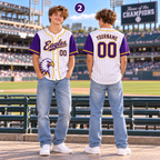 Personalized Pinstripe Baseball Jersey, Custom Game Day Team Uniform
