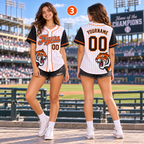 Personalized Pinstripe Baseball Jersey, Custom Game Day Team Uniform