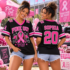 Breast Cancer Awareness Football Jersey, Together We Fight Spirit Wear - product image 2