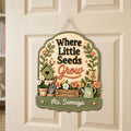Personalized Teacher Door Sign, Heartfelt Educator Gift Welcome Plaque - product image 1