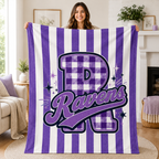 Personalized School Mascot Blanket, Cozy Game Day Gift for Proud Fans– product image 2