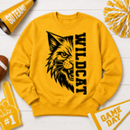 Custom School Spirit Sweatshirt, Personalized Collegiate Mascot Apparel – product image 3