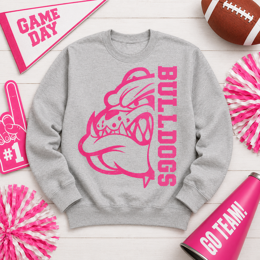 Custom School Spirit Sweatshirt, Personalized Collegiate Mascot Apparel – product image 5