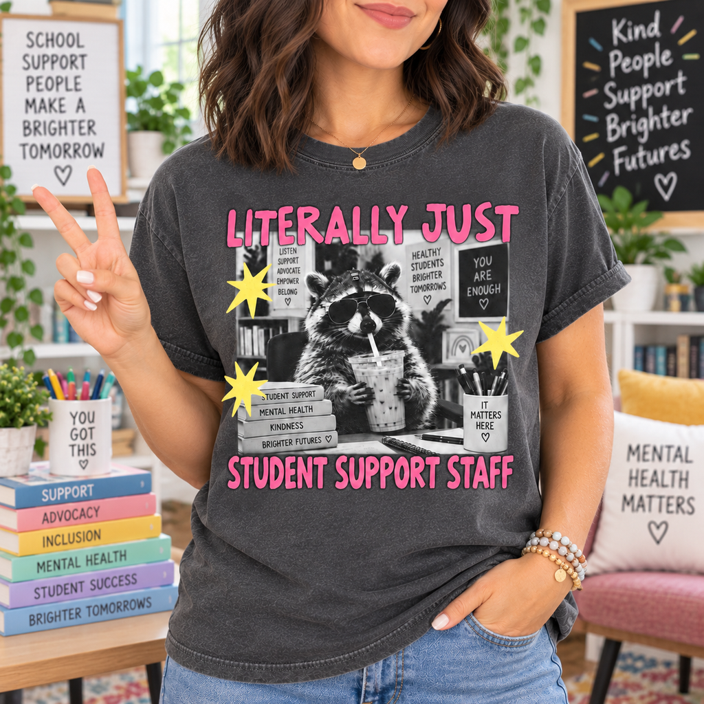Student Support Staff Shirt, Dedicated School Staff Appreciation Gift Tee - product image 2