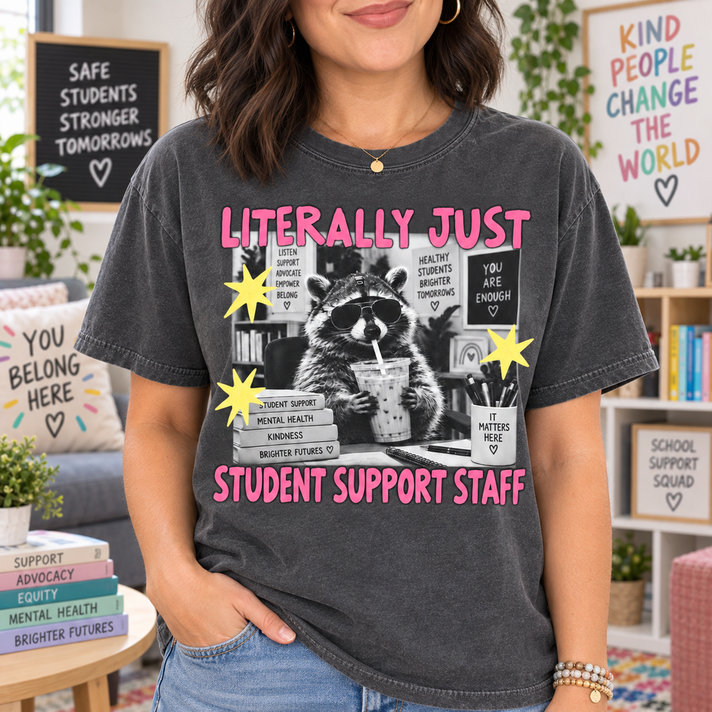Student Support Staff Shirt, Dedicated School Staff Appreciation Gift Tee - product image 1