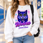 Custom School Mascot Sweatshirt, Retro Game Day Spirit Pride Gift – product image 4