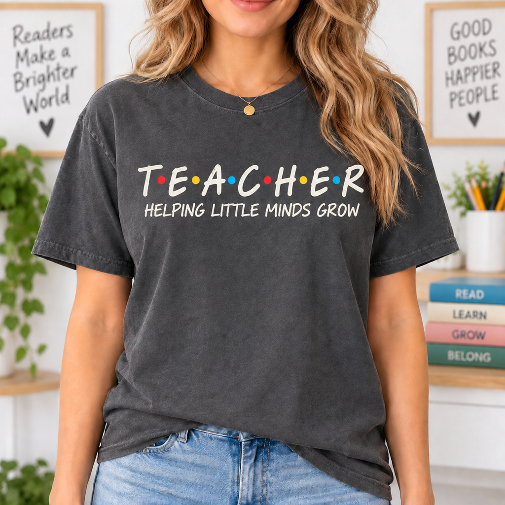 Cute Teacher Shirt, Back to School Elementary Educator Graphic Tee - product image 2