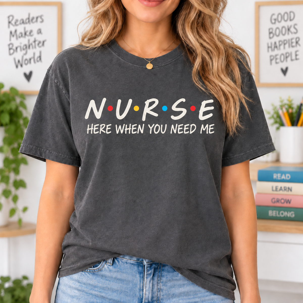 School Nurse Shirt, Elementary Campus Medical Staff Graphic T-Shirt - product image 2
