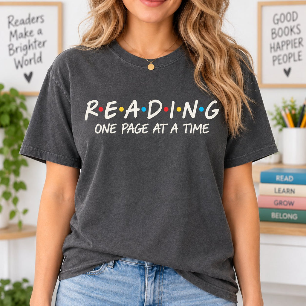 Reading Teacher Shirt, Cute Librarian Back to School Graphic T-Shirt - product image 2