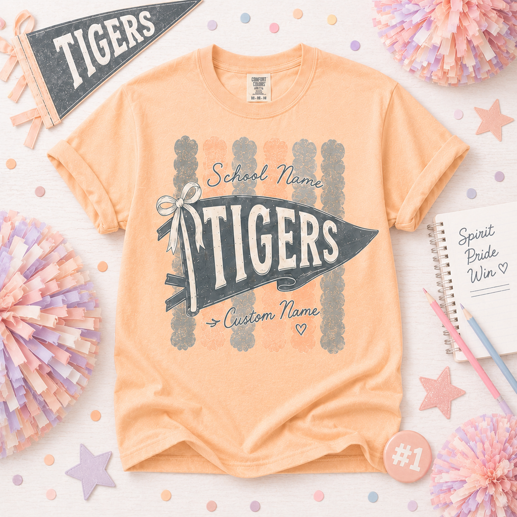 Custom School Team Shirt, Personalized Mascot Pride T-Shirt – product image 4