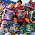 Personalized Family Game Day Christmas Sweater, Custom School Spirit Gift - product image 1