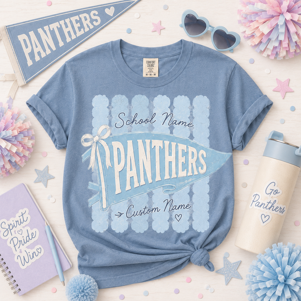 Custom School Team Shirt, Personalized Mascot Pride T-Shirt – product image 5