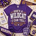Personalized School Mascot Shirt, Custom She’s A Team Spirit T-Shirt – product image 4