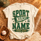 Personalized Sports Mascot Shirt, Custom School Team Spirit T-Shirt – product image 3