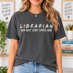 School Librarian Shirt, Heartfelt Educator Appreciation Gift Graphic Tee - product image 2