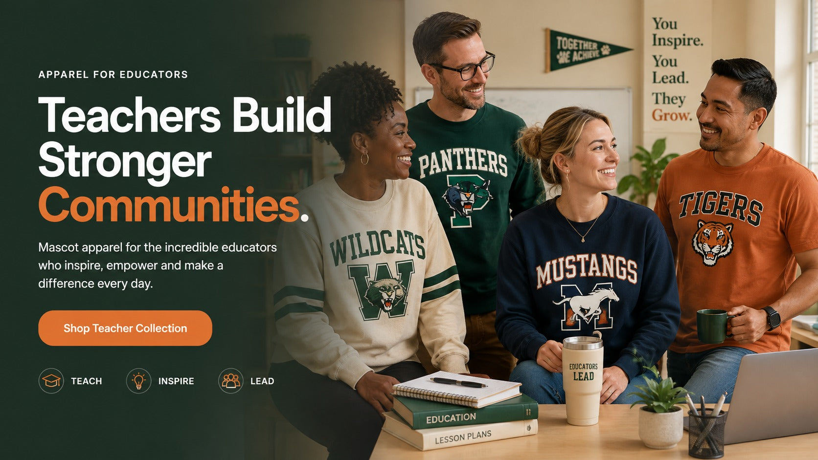 Teachers build stronger communities with personalized educator apparel